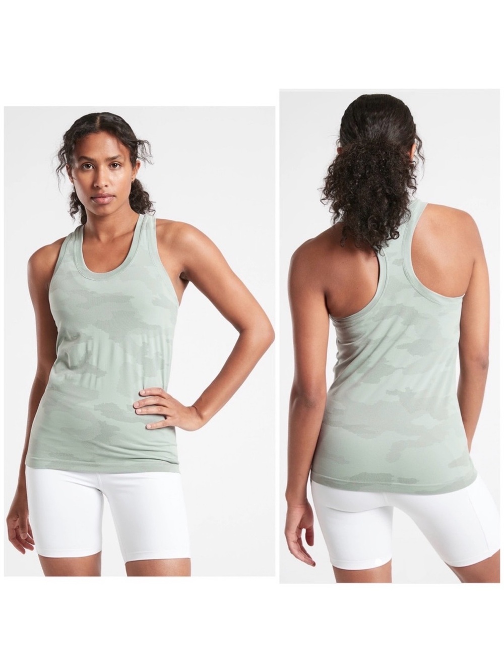Momentum Athleta Women's Sage Green Racerback Tank-NWT